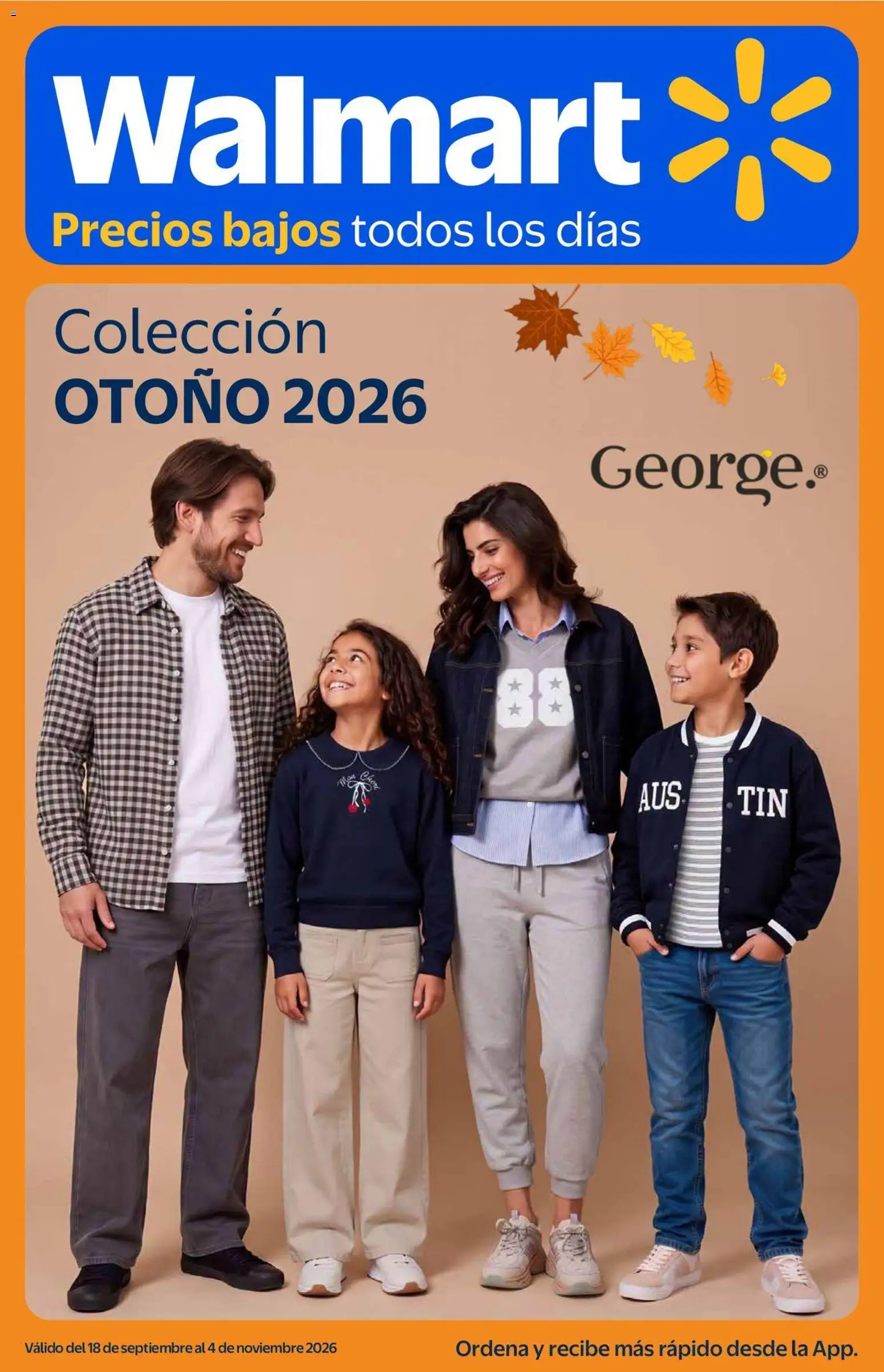 Nuevas ofertas de Walmart válidas en toda la República Mexicana desde el 18/09/2026. ¡Encuentra las mejores ofertas en Walmart folleto Colección otoño 2026! | Página: 1
