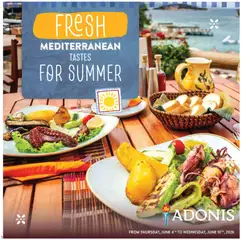 Preview of Adonis flyer - Fresh Mediterranean from shop Adonis valid from 04.06.2026