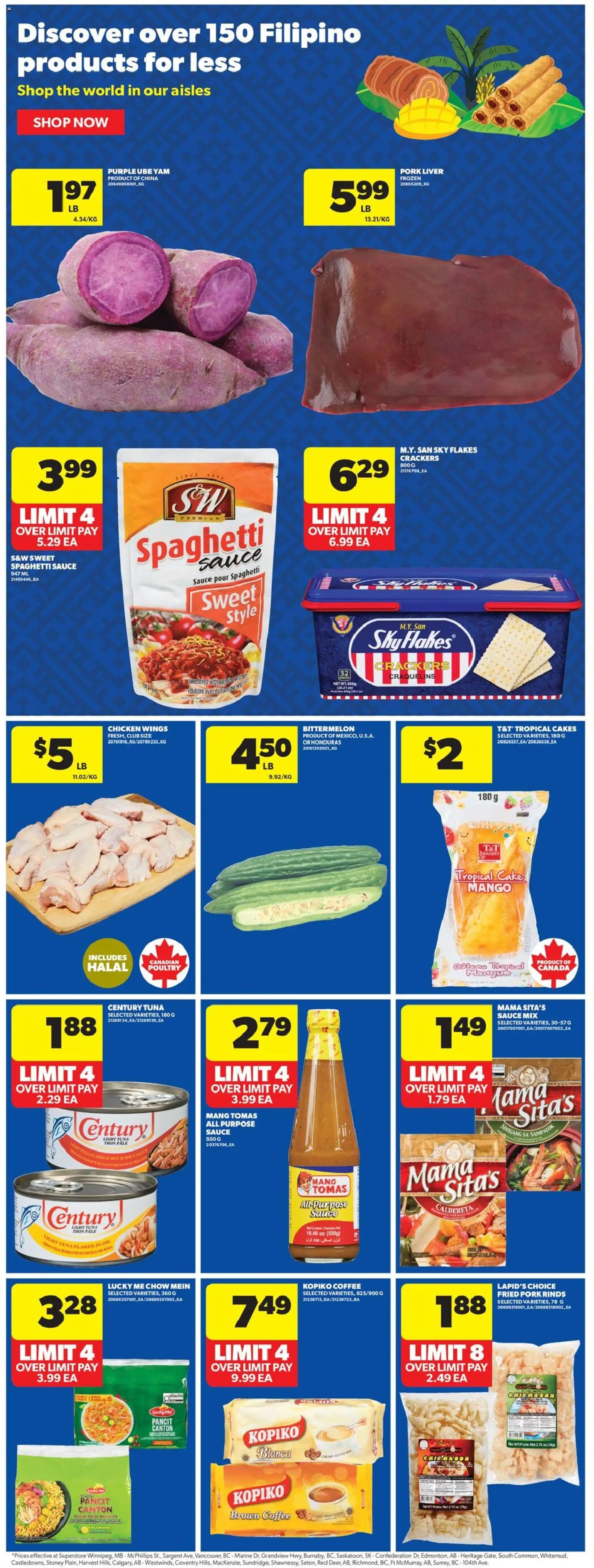 Real Canadian Superstore flyer valid from 14.05.2026 | Page: 22 | Products: Flakes, Oil, Chicken, Pork