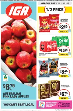 Preview of IGA catalogue Zuccoli - valid from 16/09/2026