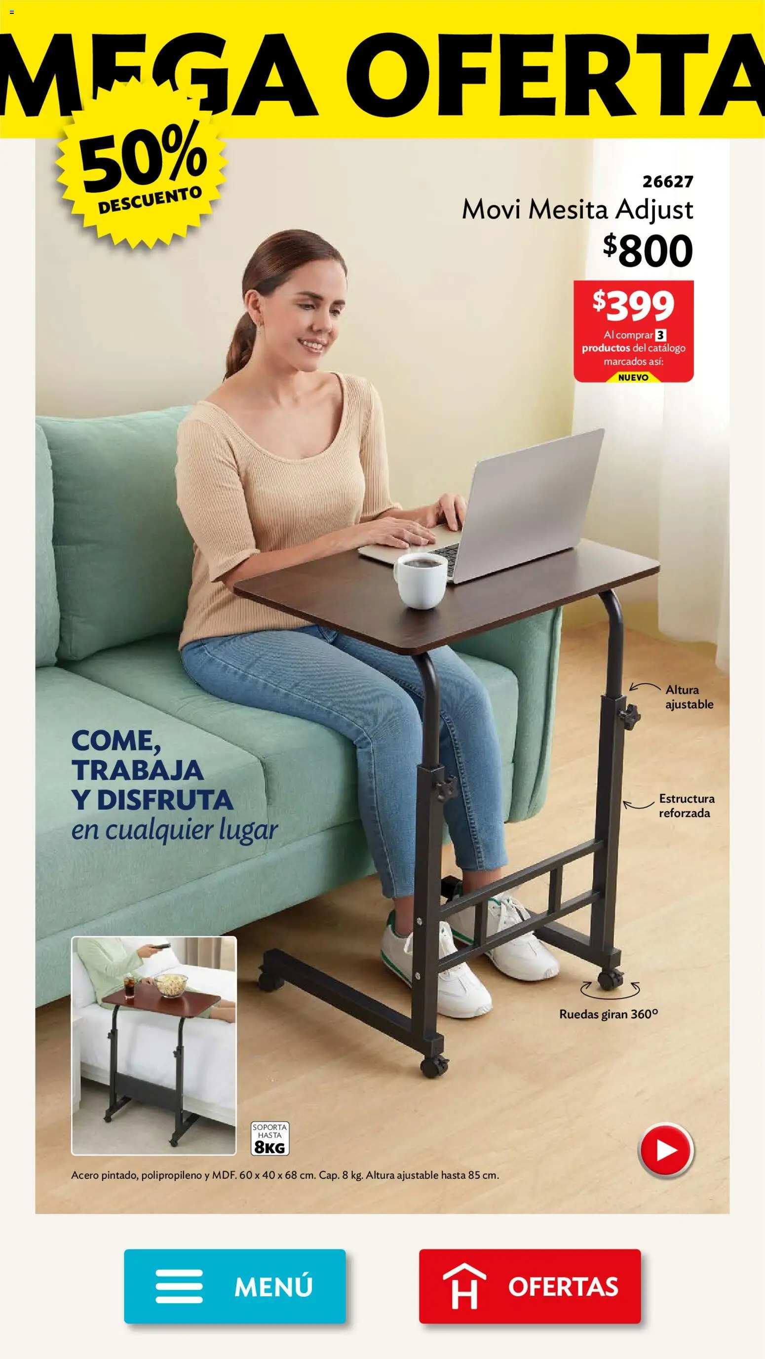 Nuevas ofertas de Betterware válidas en toda la República Mexicana desde el 28/09/2026. ¡Encuentra las mejores ofertas en Betterware campaña 10 2026! | Página: 8