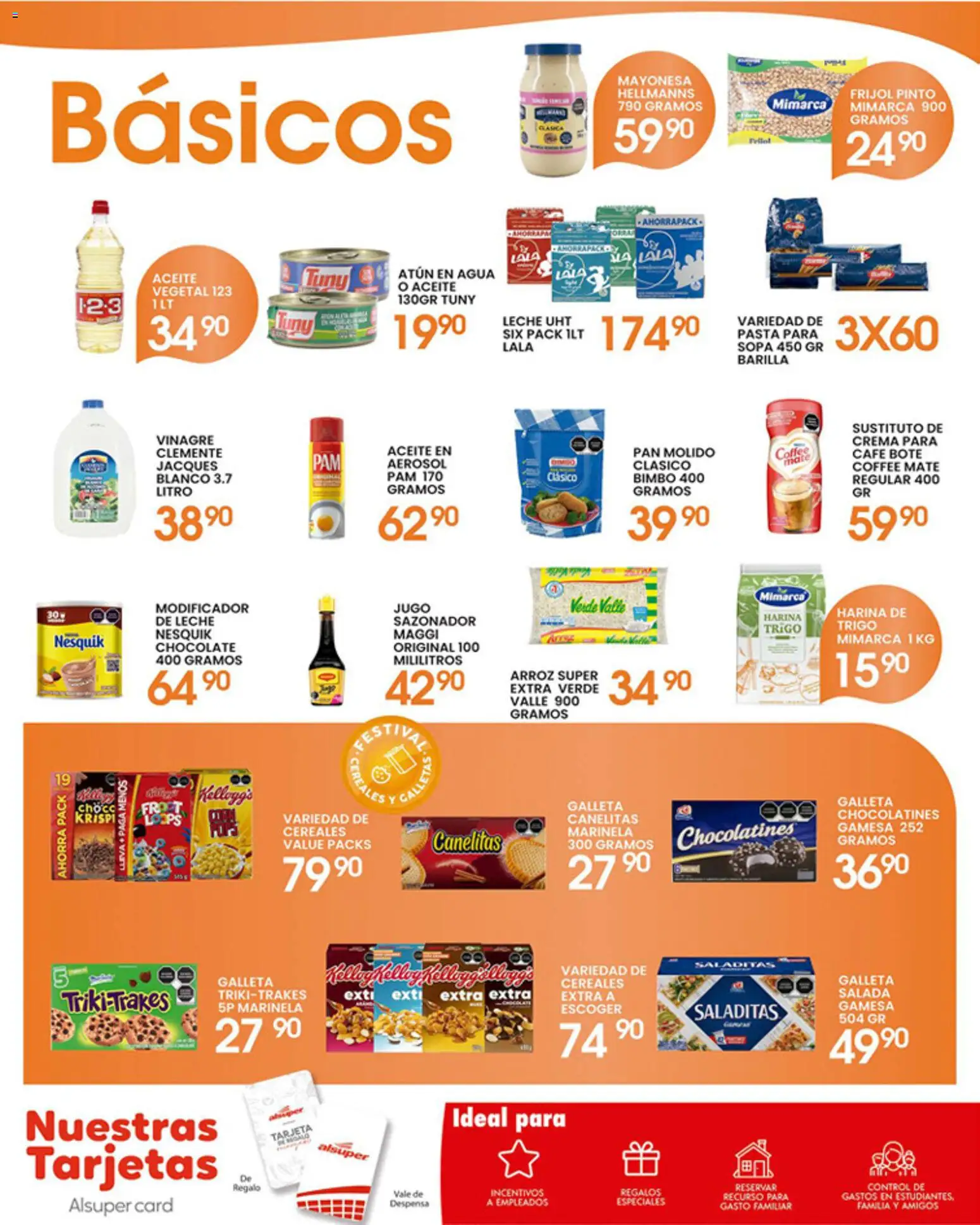 Nuevas ofertas de Alsuper válidas en toda la República Mexicana desde el 10.04.2026. ¡Encuentra las mejores ofertas en Alsuper folleto Chihuahua-Estado! | Página: 6 | Productos: Pan molido, Atún, Galletas, Mate