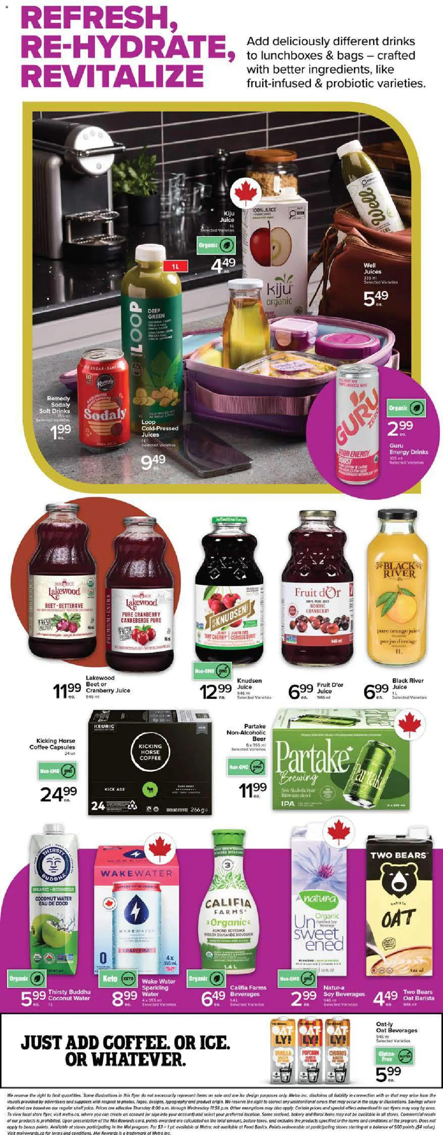 Metro flyer valid from Sep 10, 2026 | Page: 8 | Products: Fruit, Drinks, Shelf, Coffee