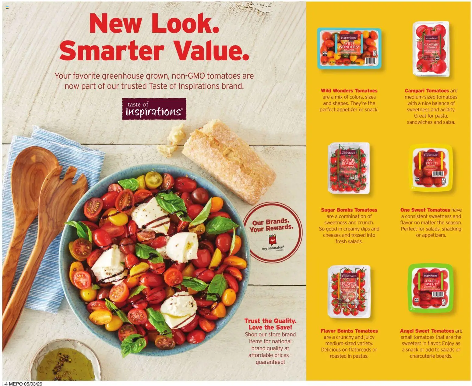 Hannaford Weekly Ad - valid from 03.05.2026 | Page: 16 | Products: Tomatoes, Sugar