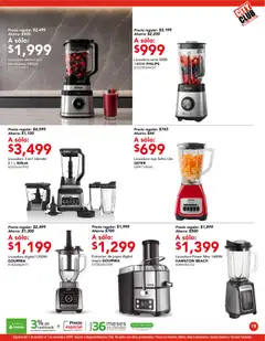 Vista previa de City Club catálogo, nuevo folleto de la tienda, válido en México a partir del 01/10/2026 | Página: 19 | Productos: Licuadora, Extractor, Extractor de jugos