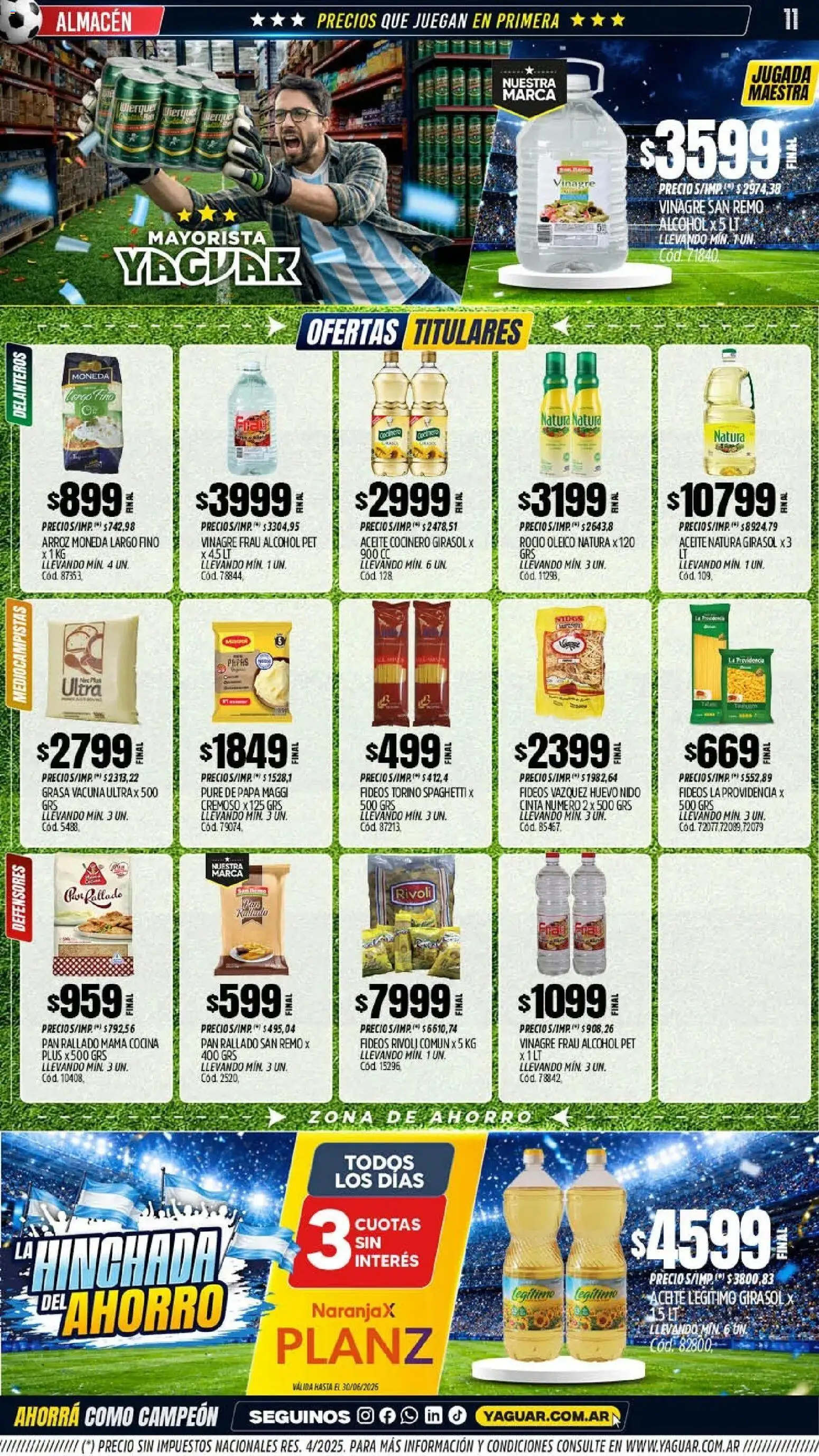 Yaguar - Oferta Semanal Salta │ válido desde el 22/06/2026 | Página: 11