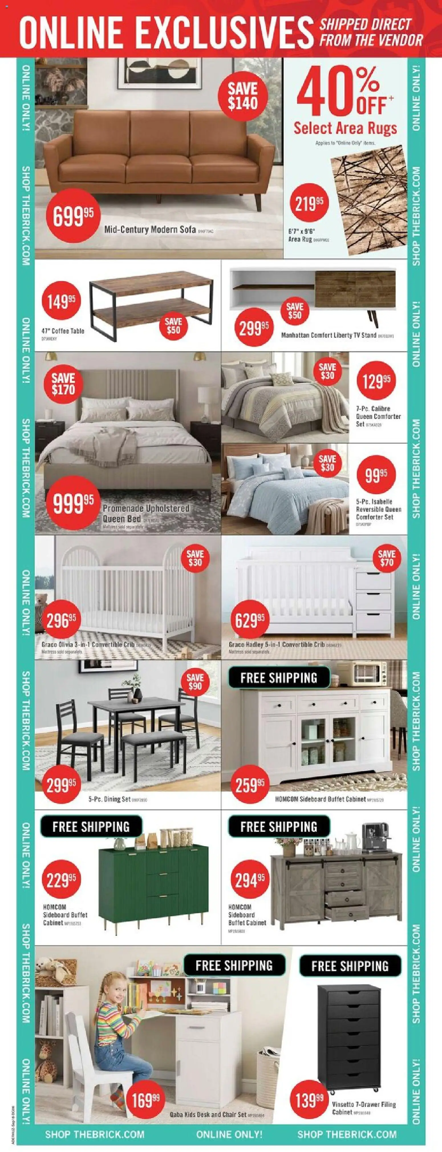 The Brick flyer valid from Sep 18, 2026 | Page: 19