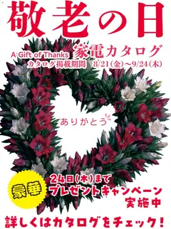 2026/08/21から有効なオファーを含む ドンキホーテ - 敬老の日カタログ！豪華プレゼントキャンペーン！実施中