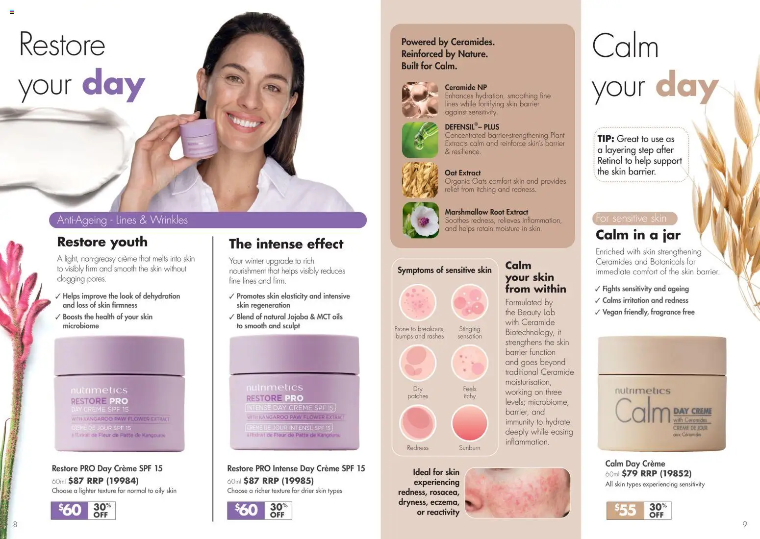 Nutrimetics catalogue - valid from 26/06/2026 | Page: 5 | Products: Fragrance, Oats, Retinol, Sensitive skin