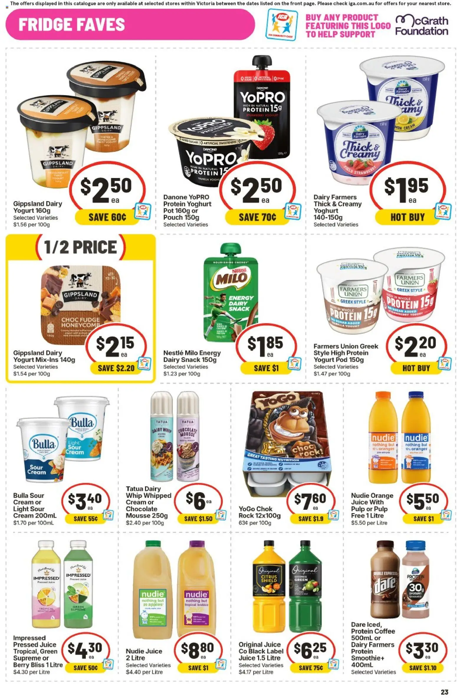 IGA catalogue - valid from 23/09/2026 | Page: 23 | Products: Olive oil, Salad, Sugar, Prunes