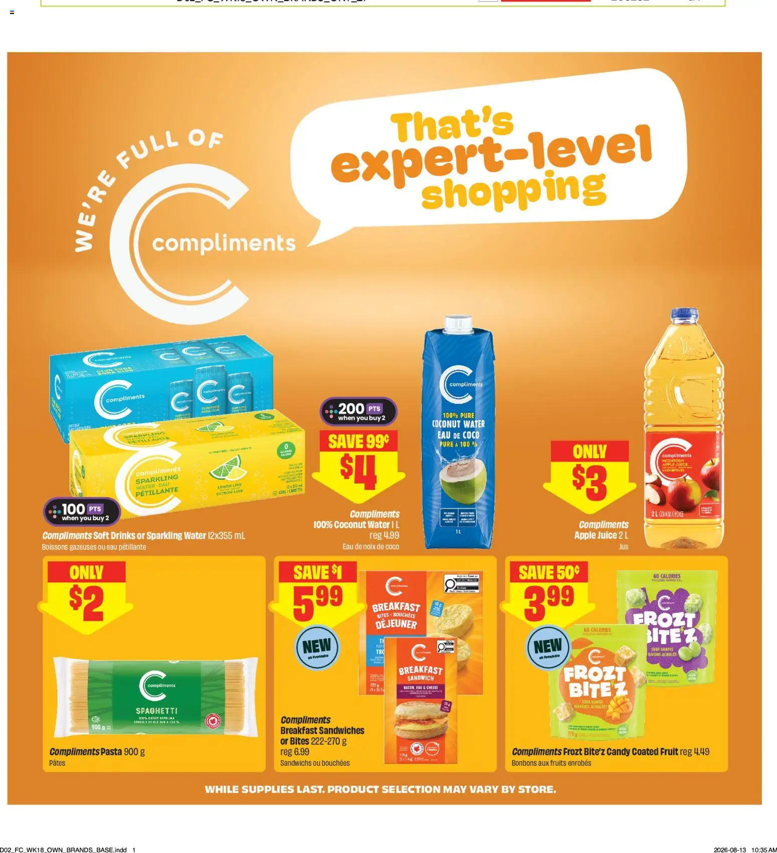 FreshCo flyer valid from Aug 27, 2026 | Page: 6