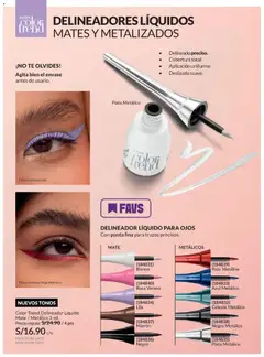 Vista previa de folleto Avon catálogo - Campaña 7 de la Avon válido desde 21.04.2026 | Página: 69 | Productos: Delineador, Té