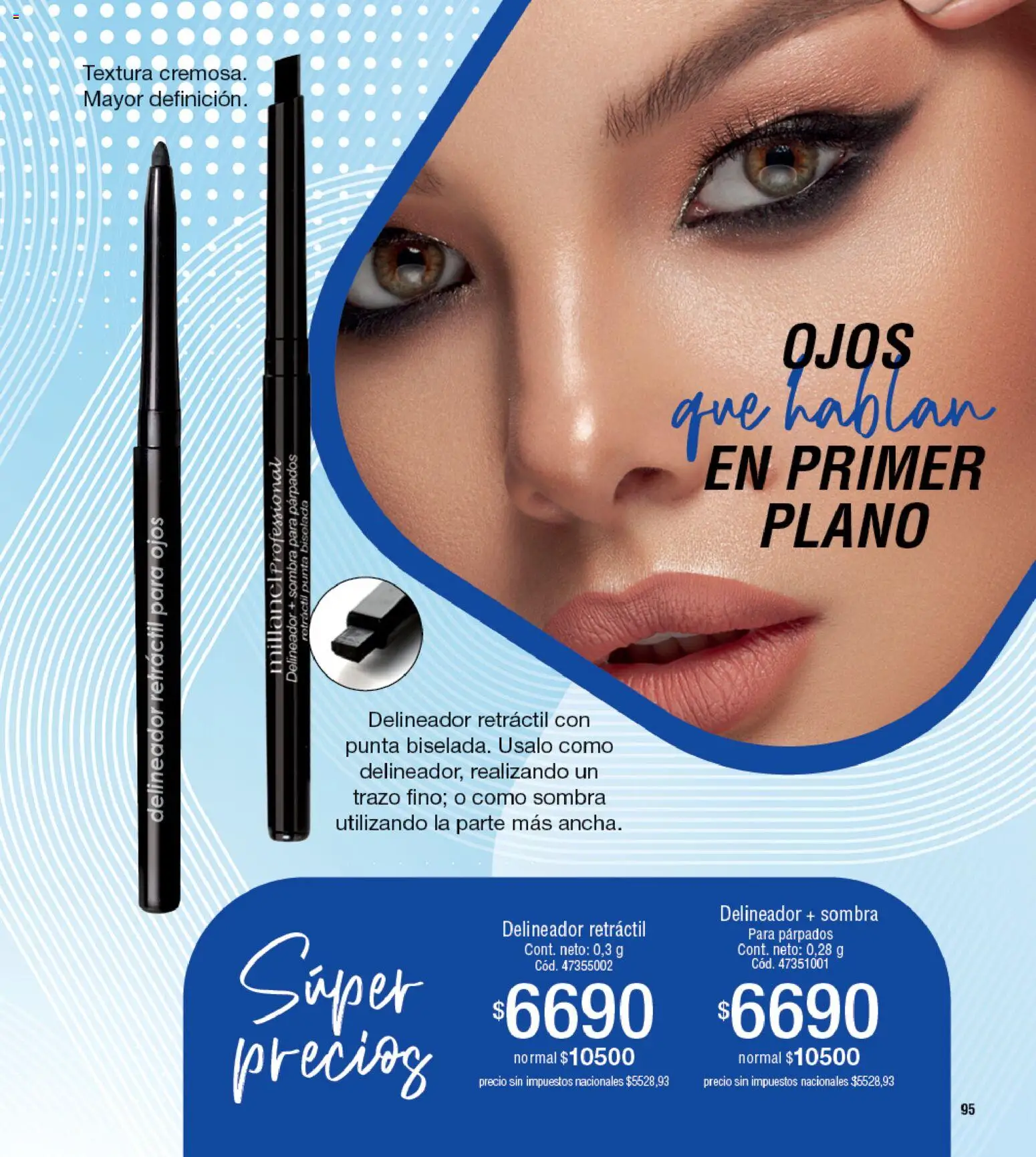 Millanel - Catálogo │ válido desde el 20/07/2026 | Página: 95 | Productos: Sombra, Delineador