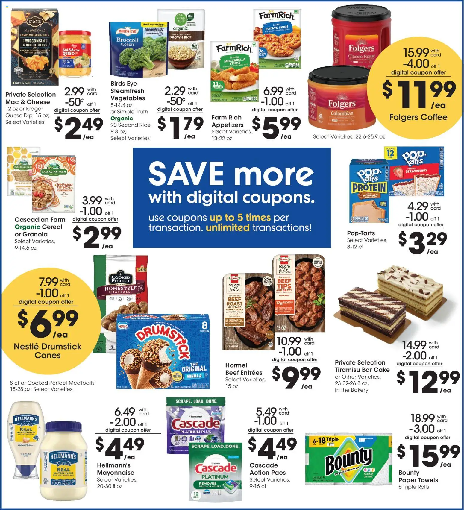 King Soopers Weekly Ad - valid from 09/23/2026 | Page: 5 | Products: Sauce, Cake, Mozzarella, Vanilla