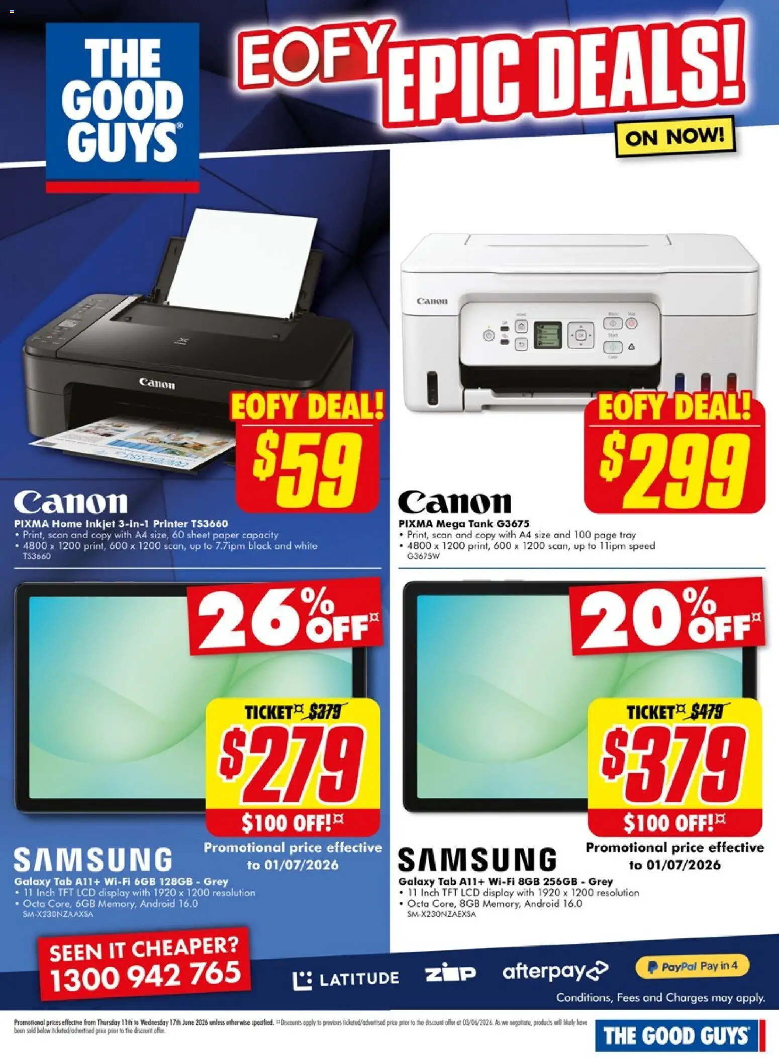 The Good Guys catalogue - valid from 10.06.2026 | Page: 8 | Products: Printer