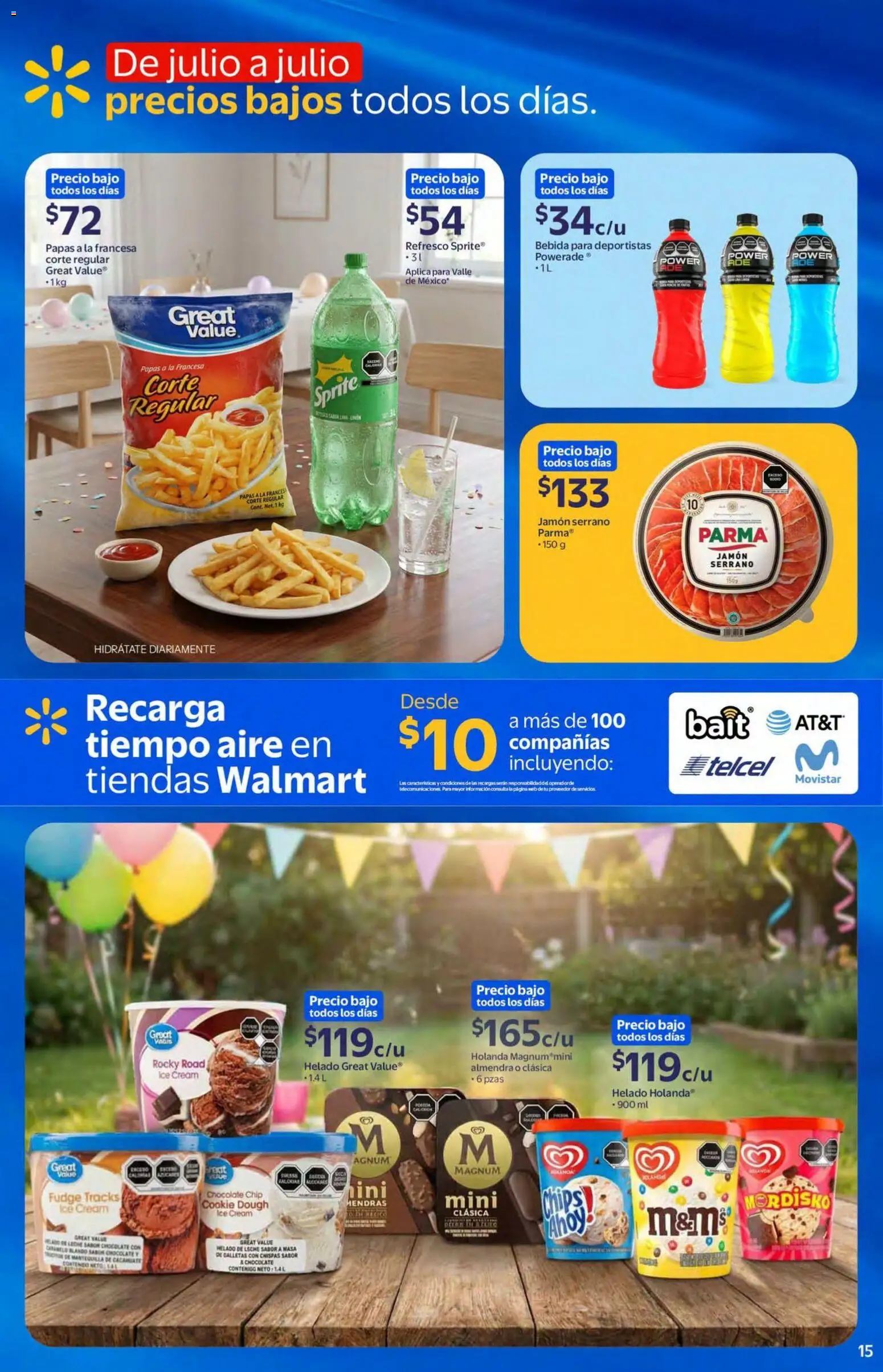 Nuevas ofertas de Walmart válidas en toda la República Mexicana desde el 22/07/2026. ¡Encuentra las mejores ofertas en Walmart folleto! | Página: 15