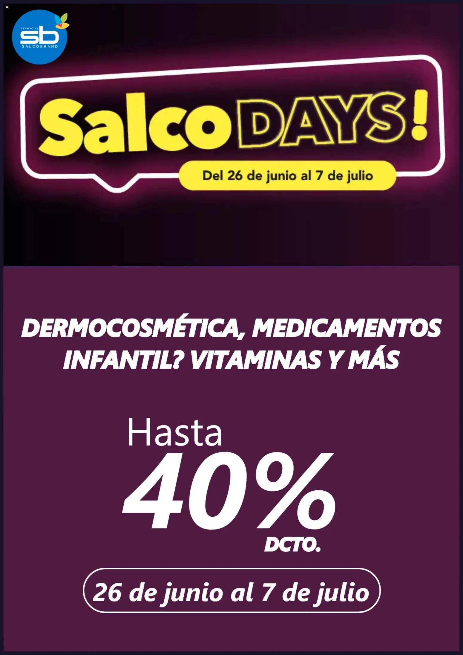 Salcobrand Ofertas │ válido desde el 25.06.2026 | Página: 1 | Productos: Vitaminas