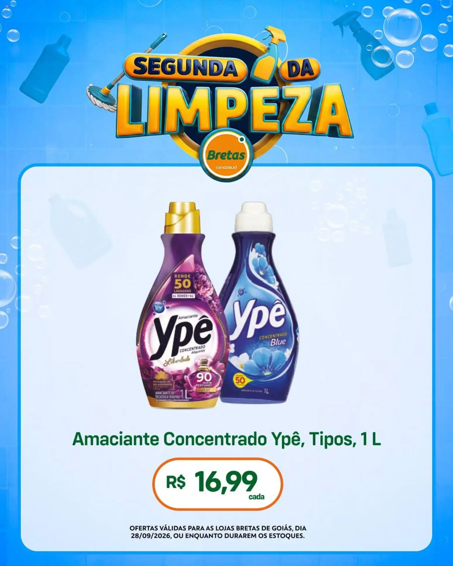 Bretas Folheto - válido de 28/09/2026 | Página: 6 | Produtos: Amaciante