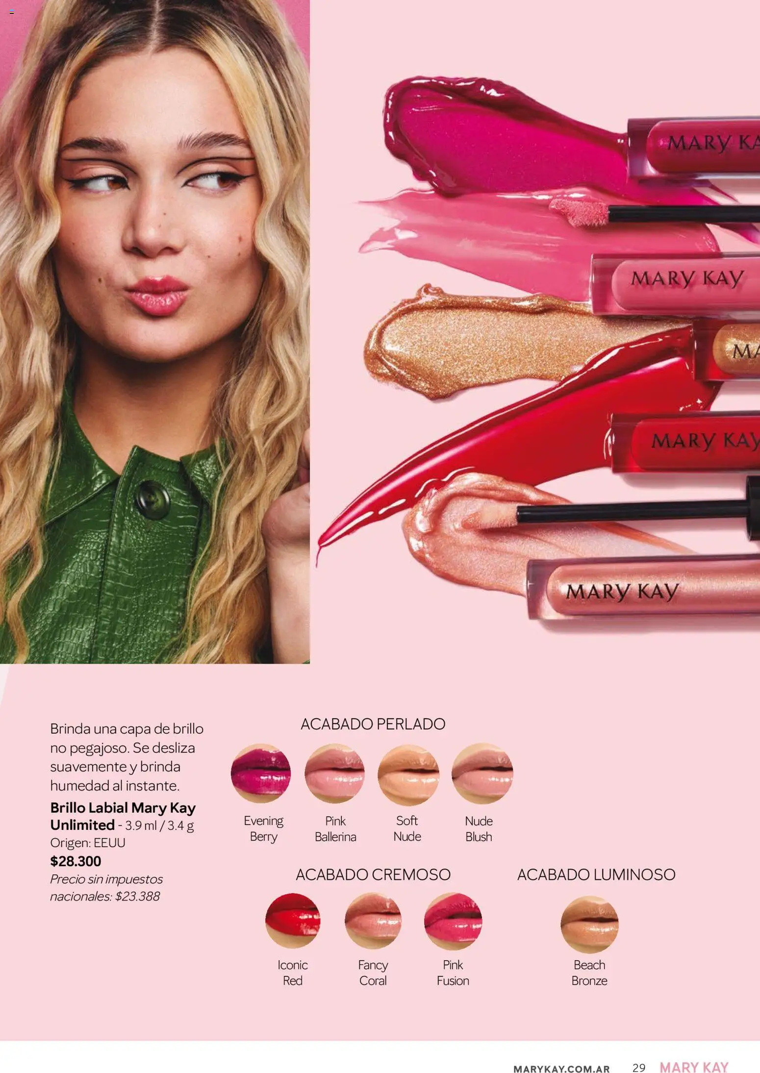 Mary Kay - Catálogo │ válido desde el 01/09/2026 | Página: 29 | Productos: Brillo