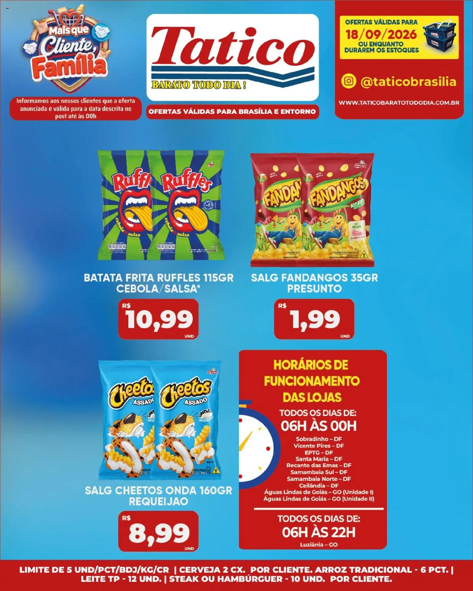 Tatico Folheto - válido de 18/09/2026 | Página: 17 | Produtos: Salsa, Batata, Requeijão, Batata frita