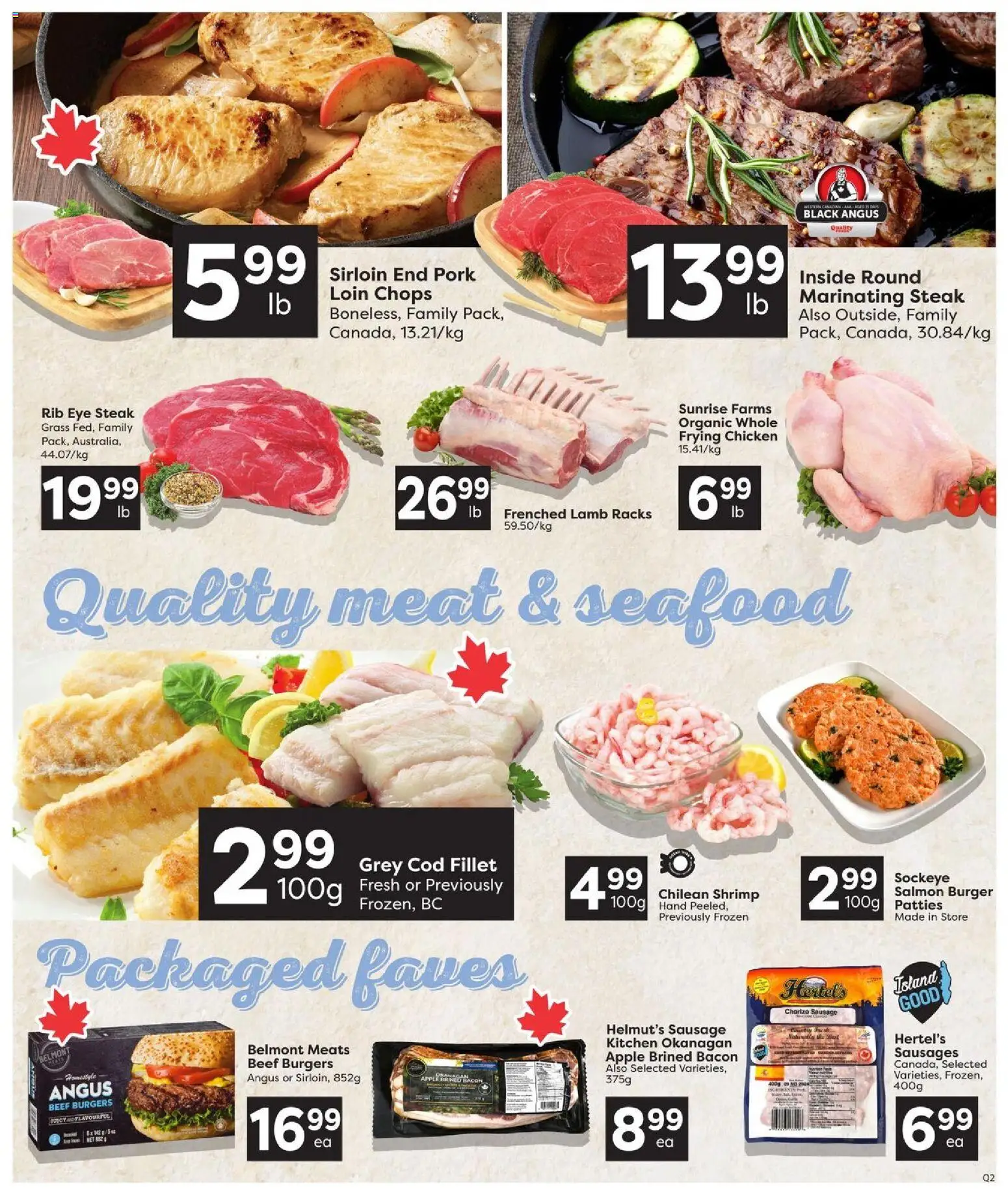 Quality Foods flyer valid from Jul 16, 2026 | Page: 4 | Products: Beef, Chicken, Pork