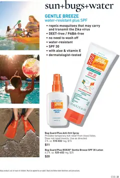 Preview of Avon weekly ads valid from 17.06.2026 | Page: 3 | Products: Vitamin, Sunscreen, Bug Guard