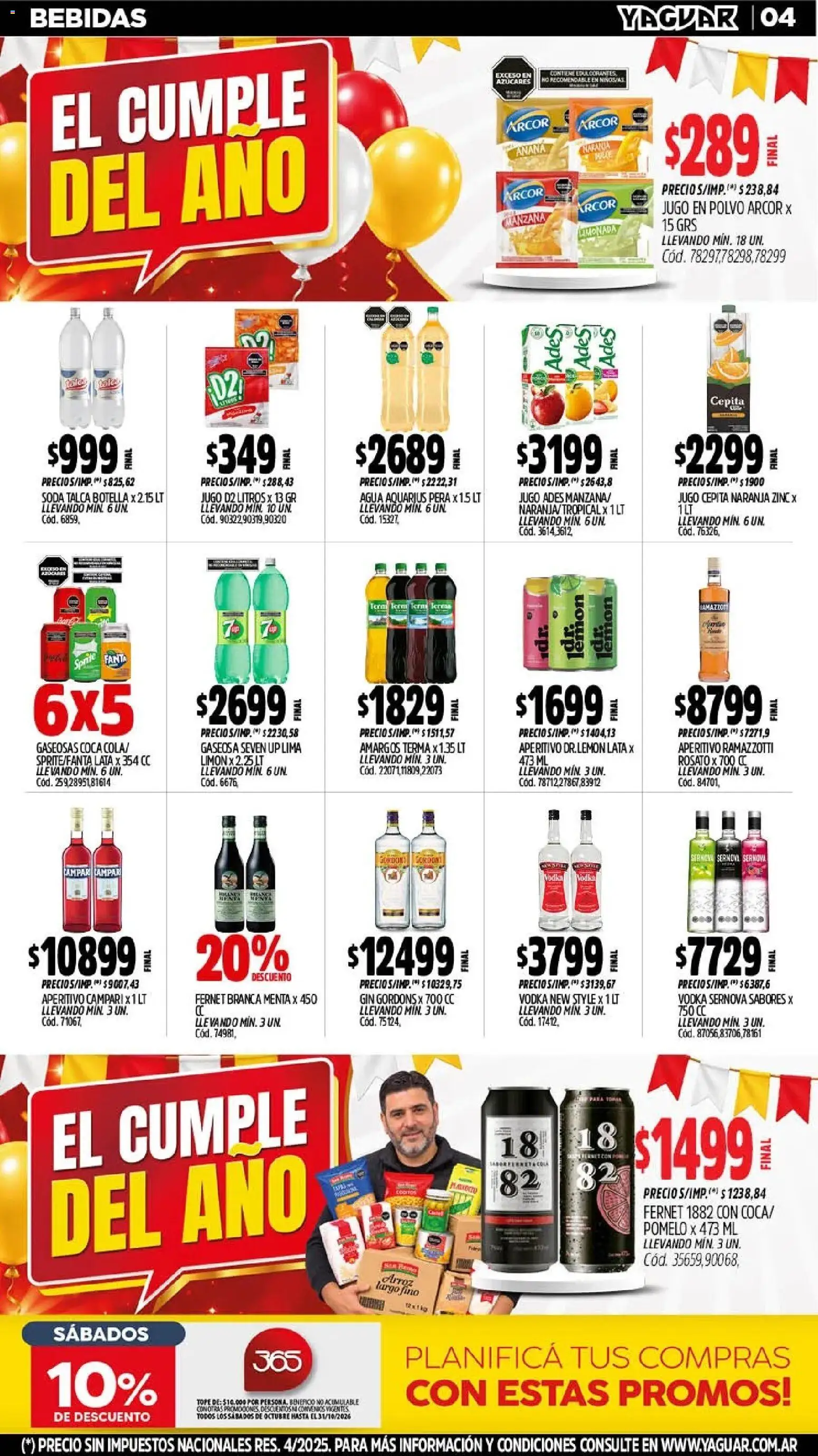 Revista de ofertas Yaguar - Página 5 - Ofertas válidas hasta el 31 de octubre de 2026