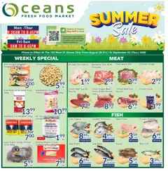 Preview of Oceans weekly flyer / circulaire from shop Oceans valid from Aug 28, 2026