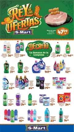 Vista previa de S-Mart folleto Ofertas de feria Matamoros, nuevo folleto de la tienda, válido en México a partir del 29.05.2026