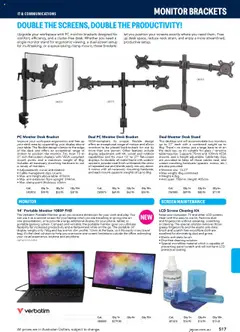 Preview of Jaycar Engineering & Scientific Catalogue 2025/2026  - valid from 09.07.2025 | Page: 517 | Products: Ergonomic, Cable, Flatscreen, Clips