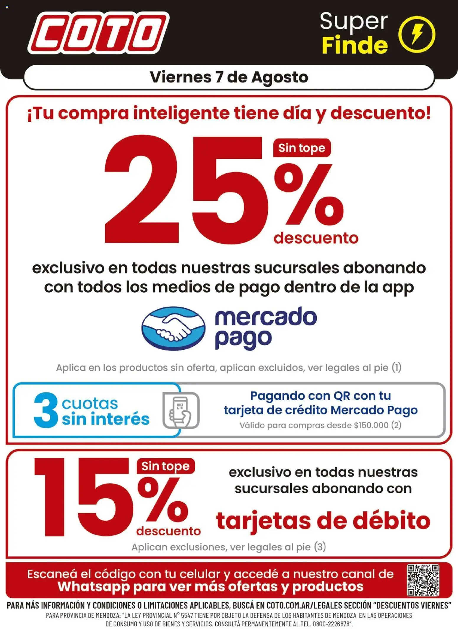 Coto - Descuento │ válido desde el 07/08/2026 | Página: 1 | Productos: Celular