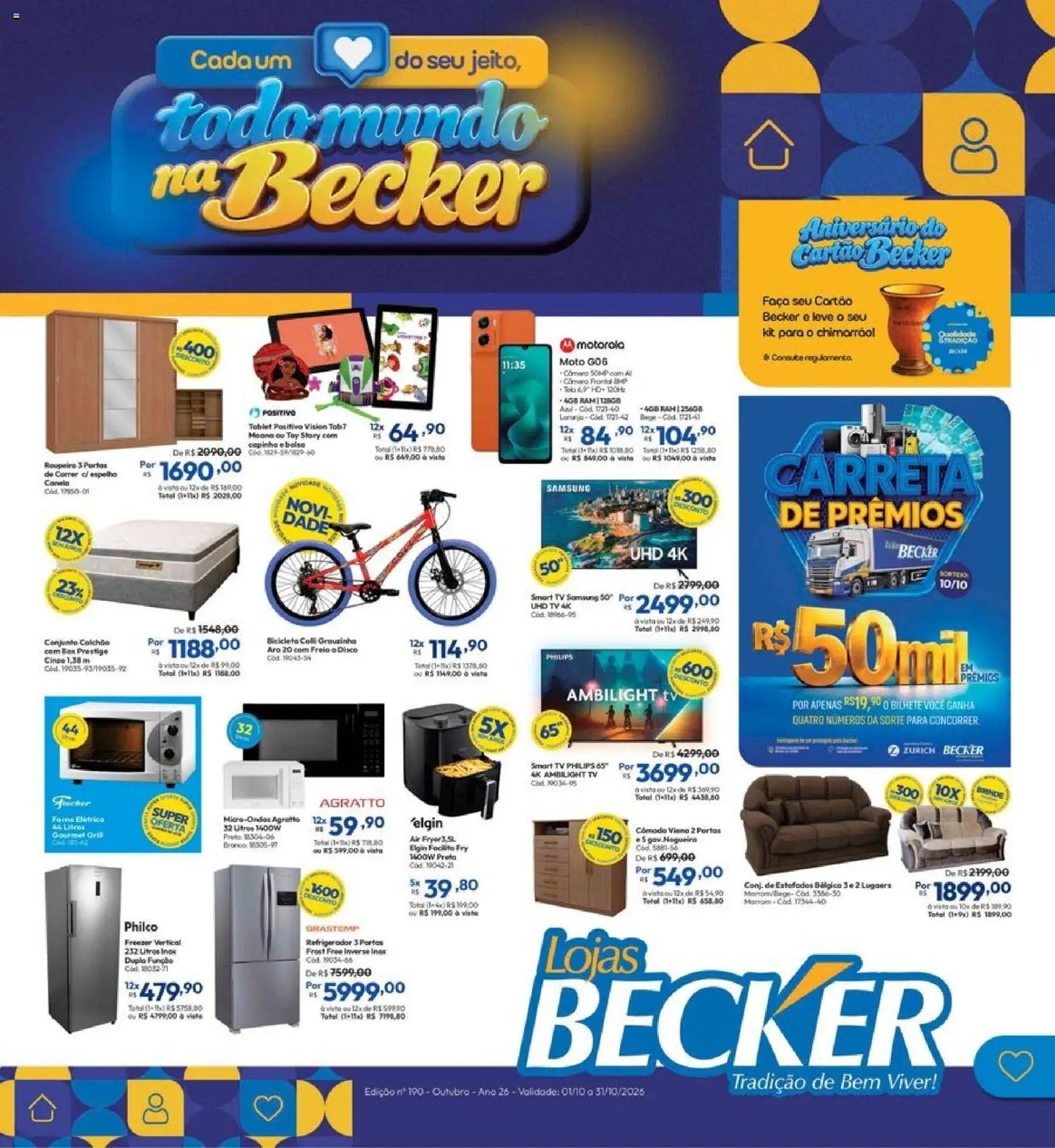 Lojas Becker Folheto - válido de 01/10/2026 | Página: 1