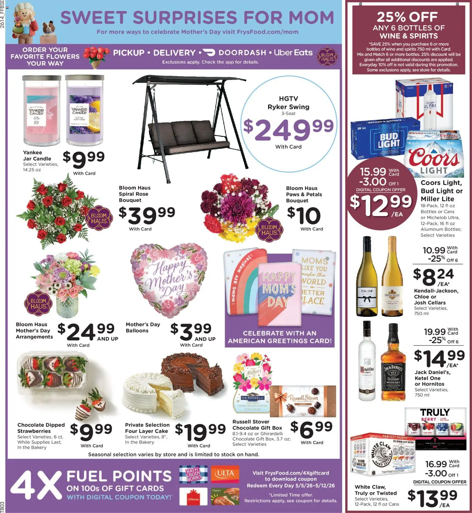 Fry's Food Weekly Ad - valid from 06.05.2026 | Page: 4 | Products: Bakery, Box, Chocolate, Strawberries
