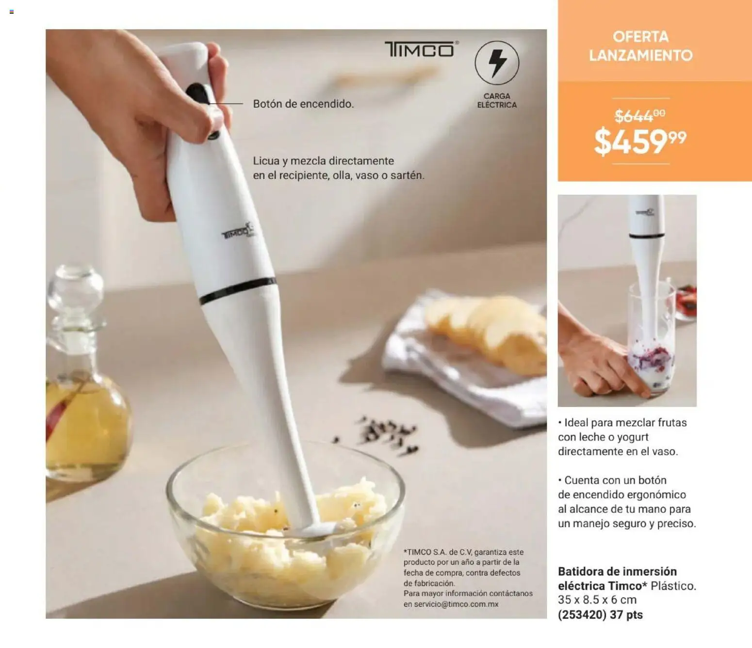Nuevas ofertas de AVON válidas en toda la República Mexicana desde el 11/09/2026. ¡Encuentra las mejores ofertas en AVON Casa & Estilo 14 2026! | Página: 67 | Productos: Leche, Batidora