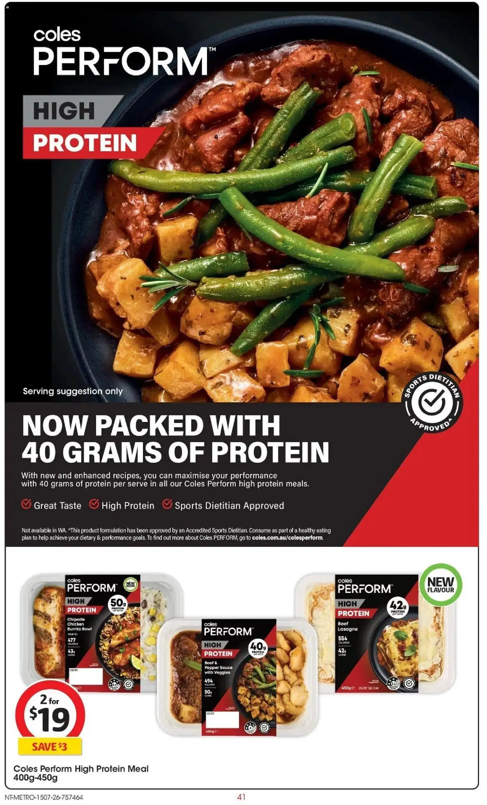 Coles catalogue - valid from 15/07/2026 | Page: 41 | Products: Chicken, Beef, Sauce, Pepper