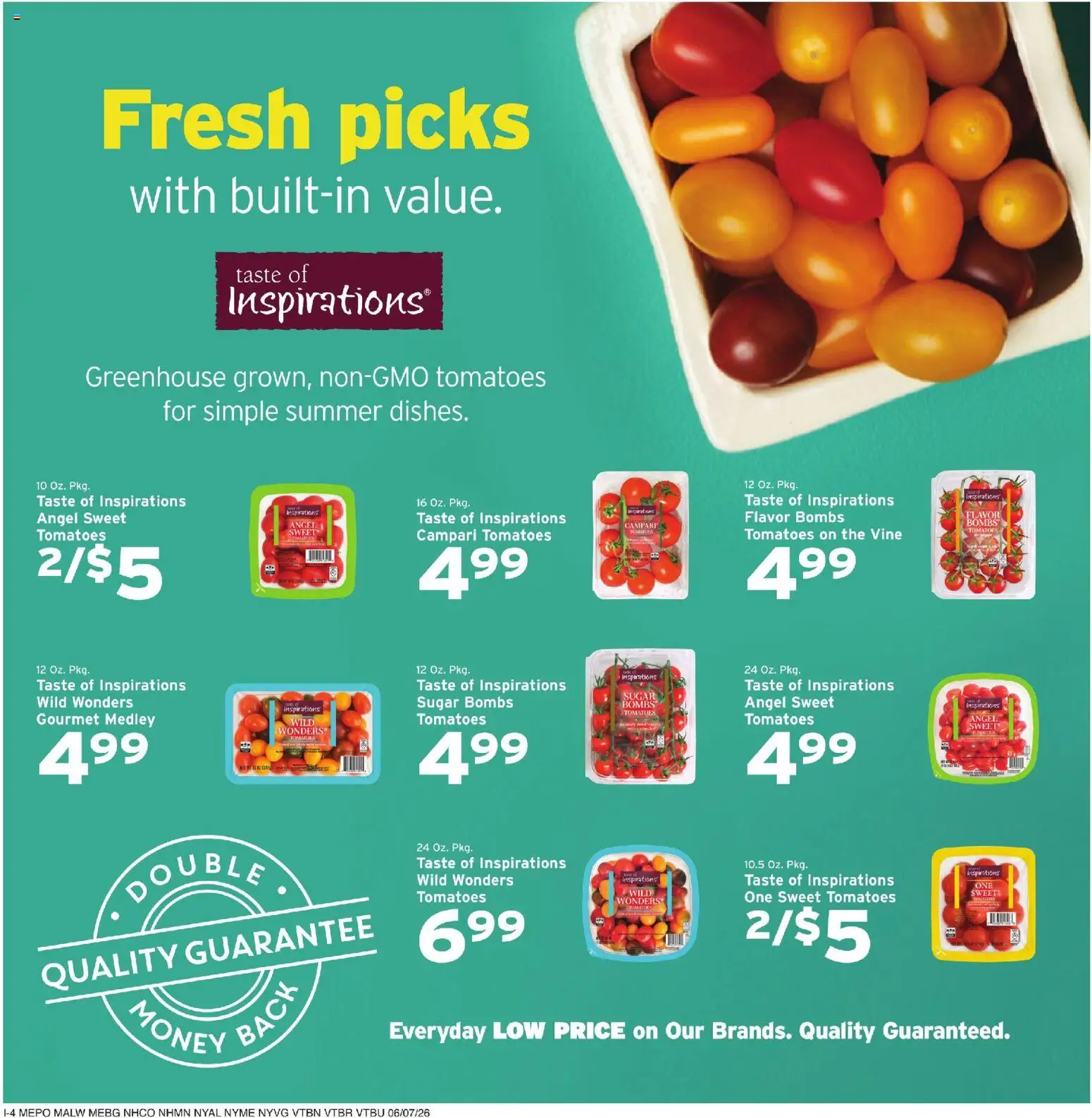 Hannaford Weekly Ad - valid from 07.06.2026 | Page: 12 | Products: Tomatoes, Sugar
