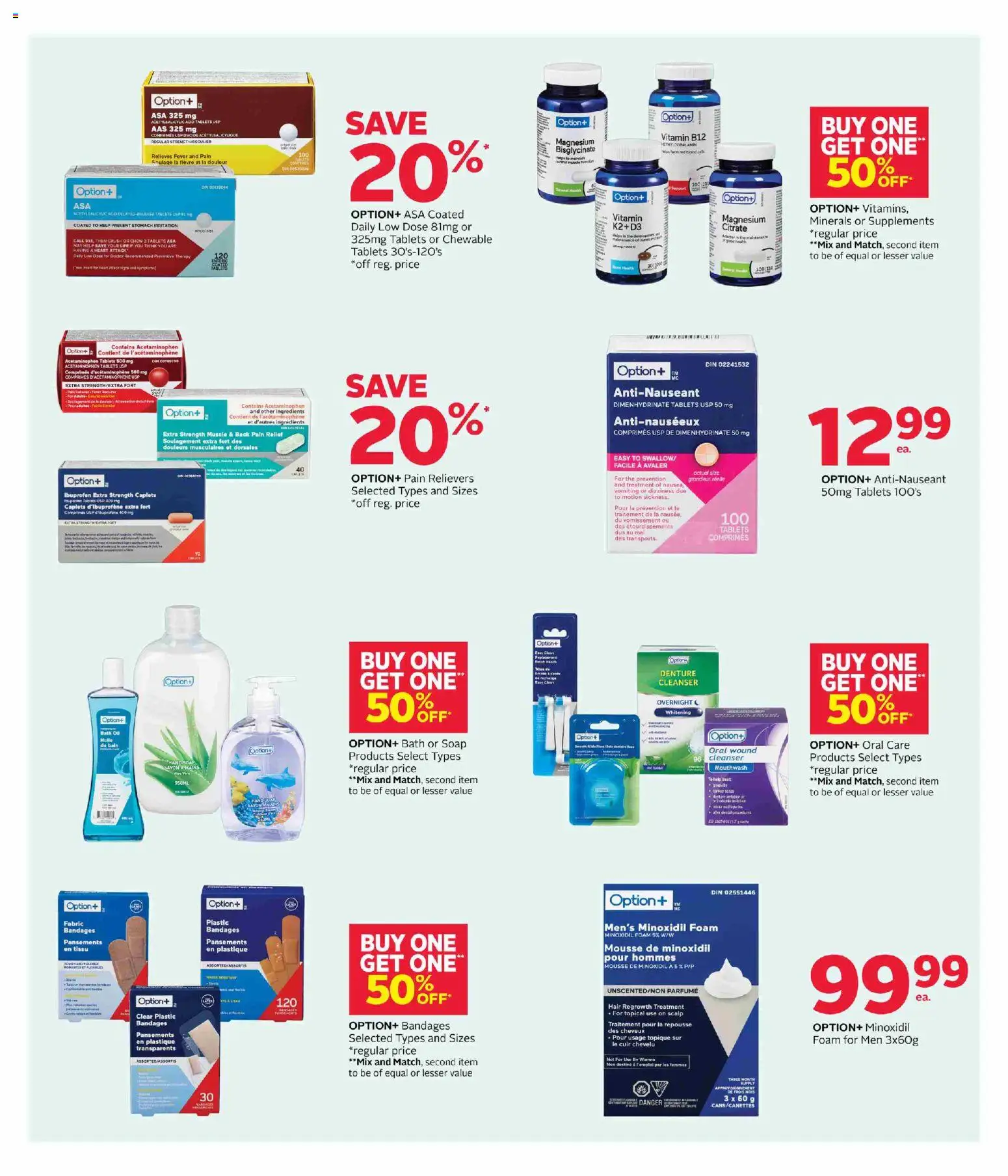 Rexall flyer valid from Aug 28, 2026 | Page: 13 | Products: Foam, Soap, Mouthwash, Bath