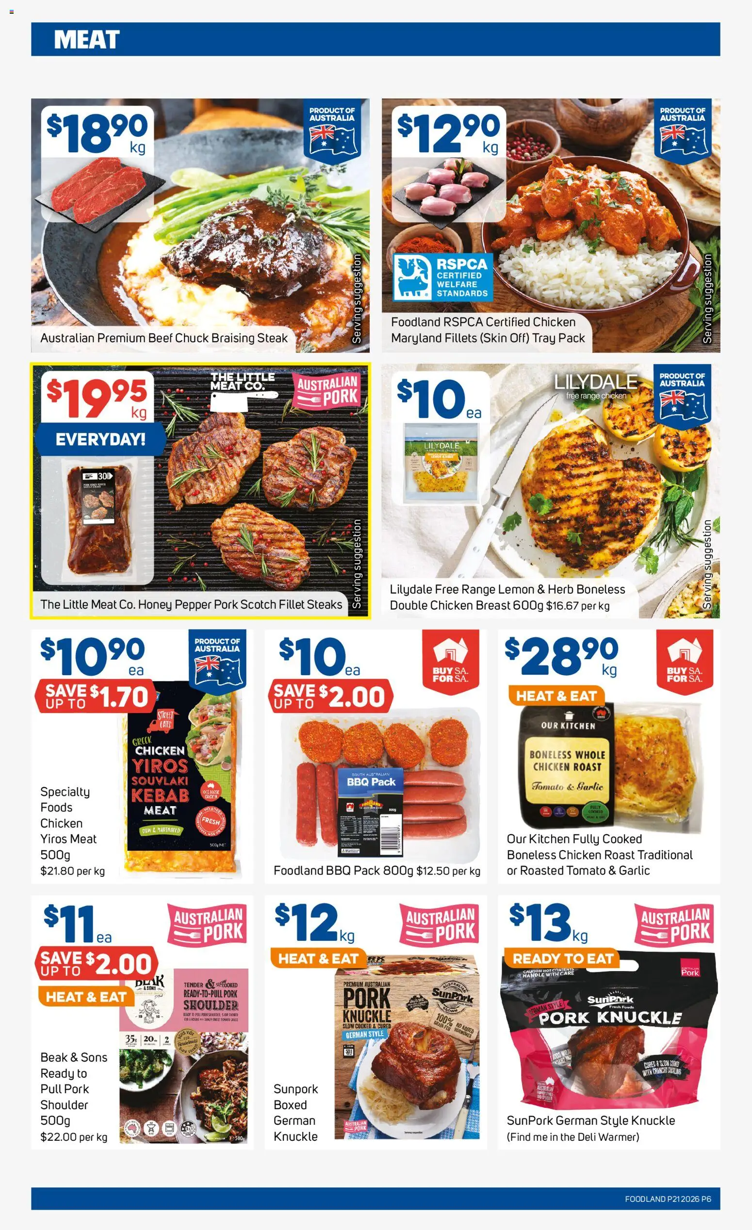 Foodland catalogue - valid from 20.05.2026 | Page: 6 | Products: Herb, Pork, Meat, Scotch