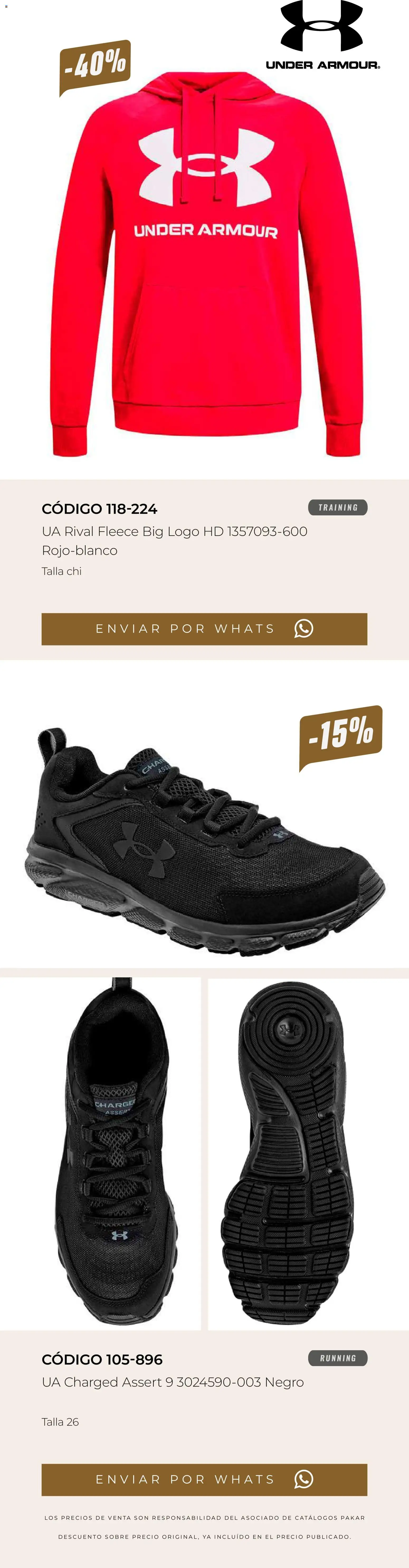 Nuevas ofertas de SC Pakar válidas en toda la República Mexicana desde el 13.03.2026. ¡Encuentra las mejores ofertas en SC Pakar catálogo Últimos pares premium ! | Página: 59 | Productos: Sobre