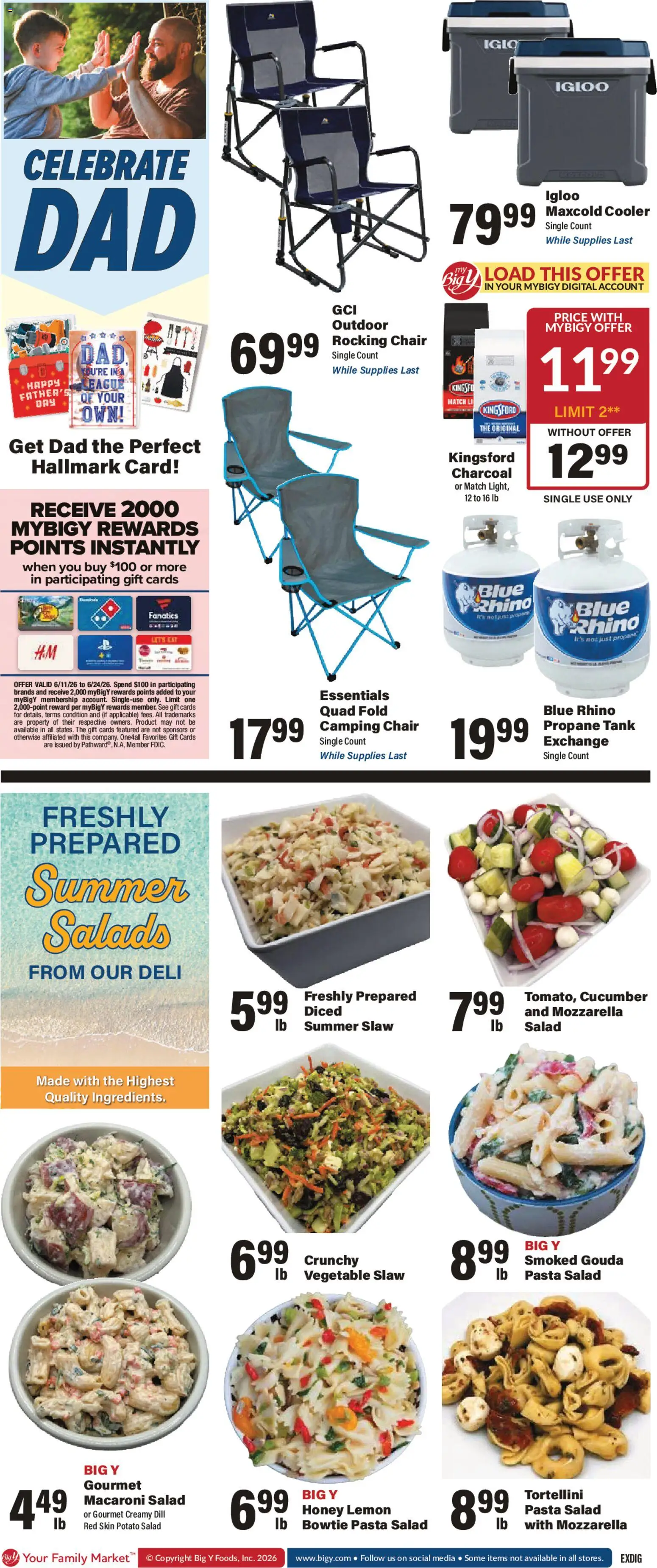 Big Y Weekly Ad - valid from 18.06.2026 | Page: 2 | Products: Chair, Pasta, Lemon, Dill