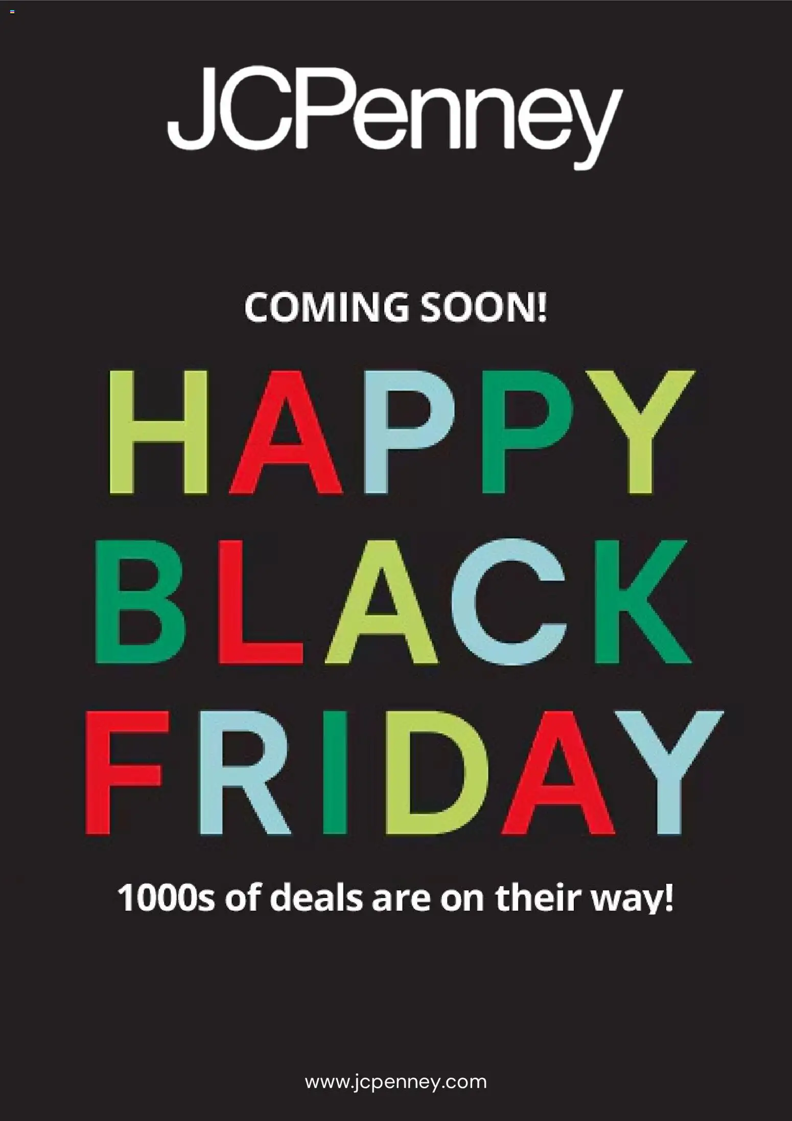 JCPenney Black Friday Notice - valid from 10/15/2026 | Page: 1