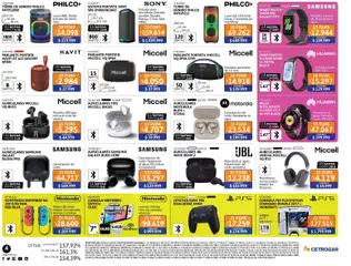Vista previa Cetrogar catálogo válido desde el 01/07/2026 | Página: 4 | Productos: Reloj, Auriculares, Agua, Parlante