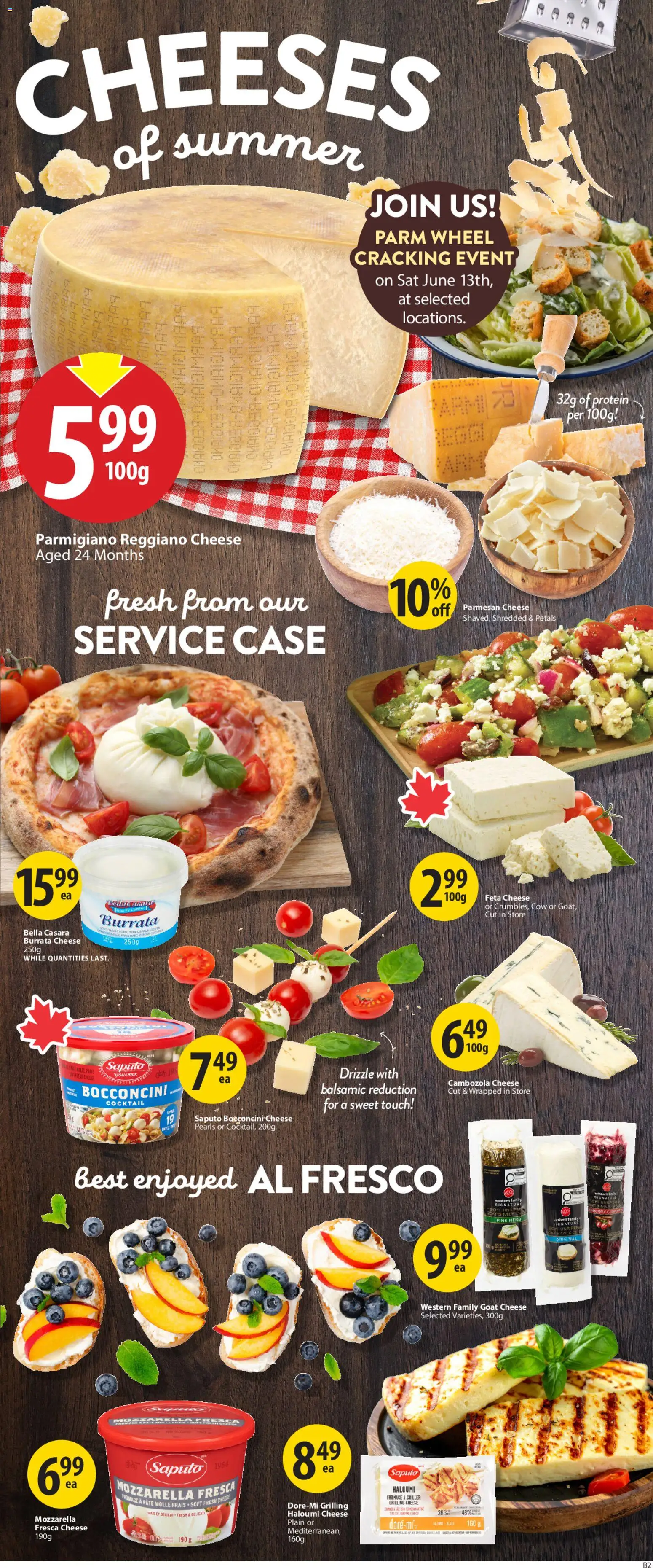 Save on foods flyer valid from 11.06.2026 | Page: 14 | Products: Case, Cheese