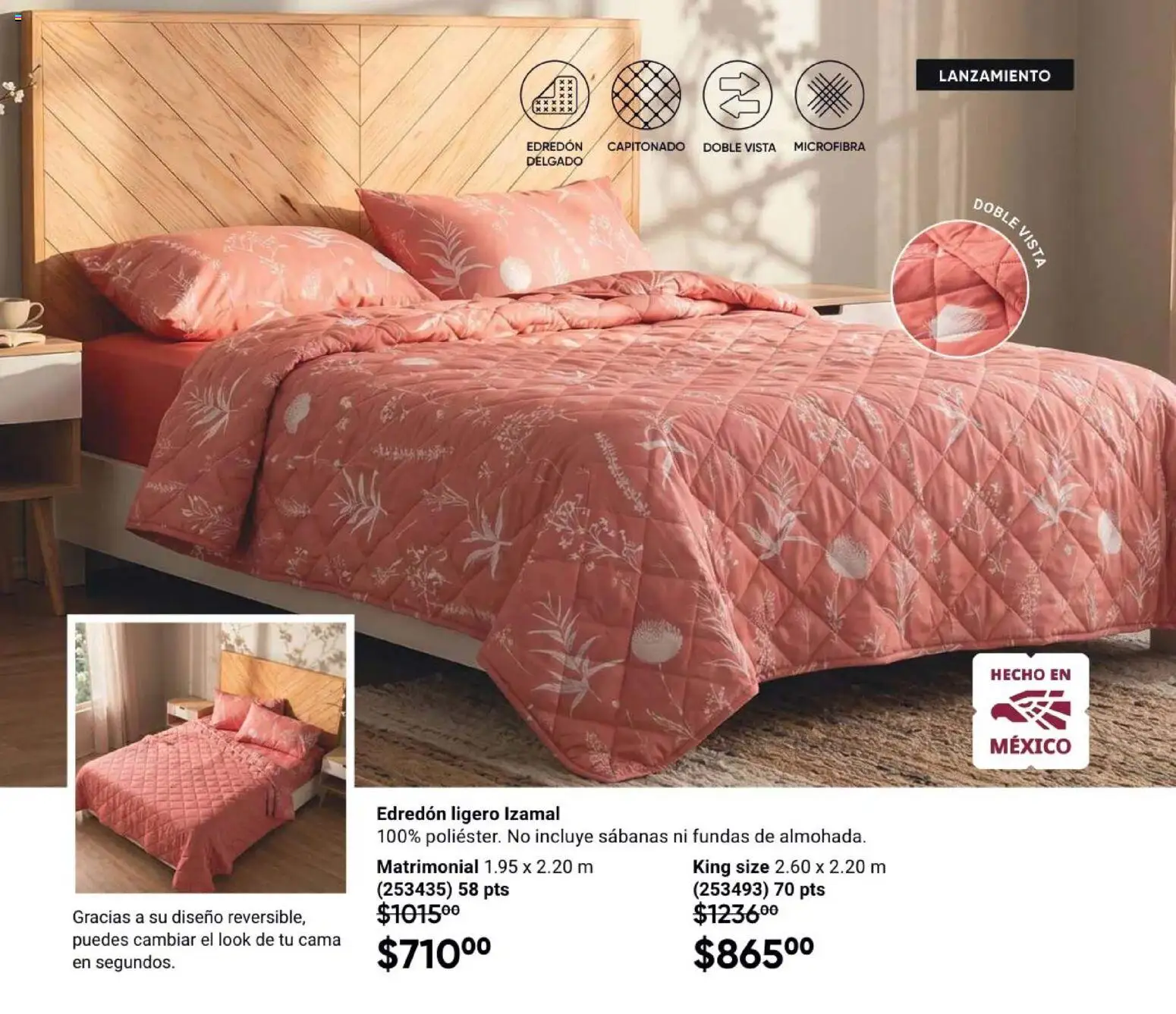 Nuevas ofertas de AVON válidas en toda la República Mexicana desde el 21/08/2026. ¡Encuentra las mejores ofertas en AVON Casa & Estilo 13 2026! | Página: 85 | Productos: Cama, Sabanas