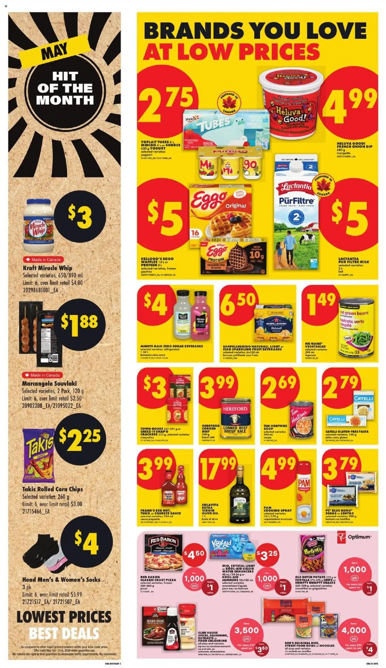 No Frills flyer valid from 14.05.2026 | Page: 6 | Products: Rice, Beef, Chips, Pizza