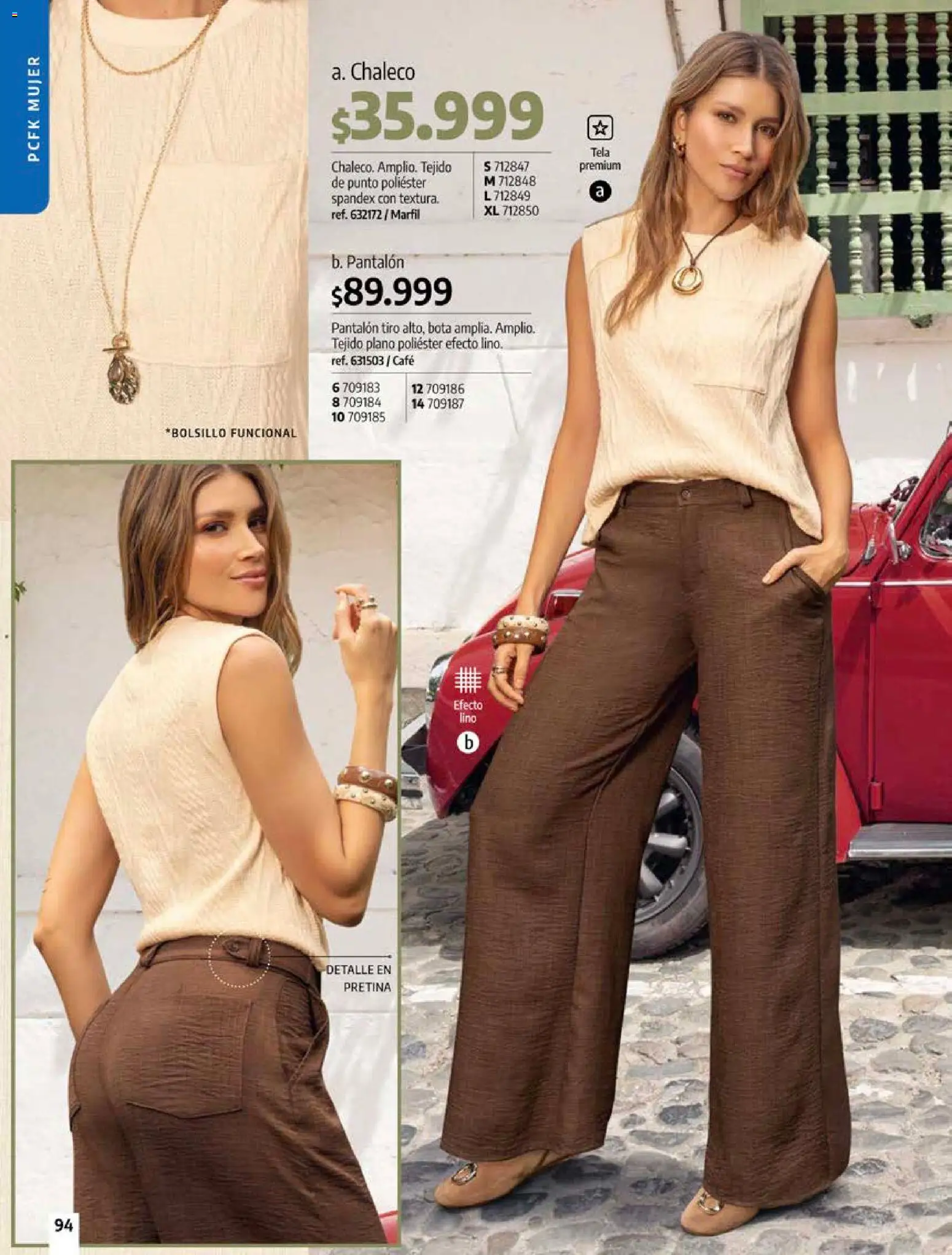 Pacifika revista - valida desde el 18/10/2026 | Página: 94 | Productos: Chaleco, Café