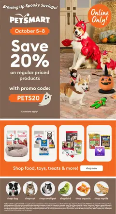 Preview of Petsmart - Weekend Flyer from shop Petsmart valid from Oct 5, 2026