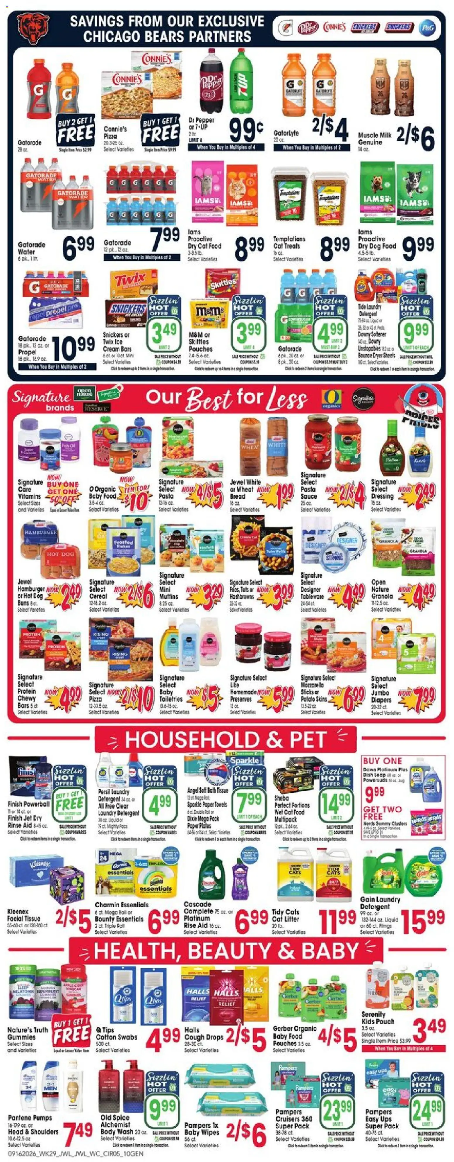 Jewel Osco Weekly Ad - IN - valid from 09/16/2026 | Page: 5 | Products: Bread, Fish, Body Wash, Dressing