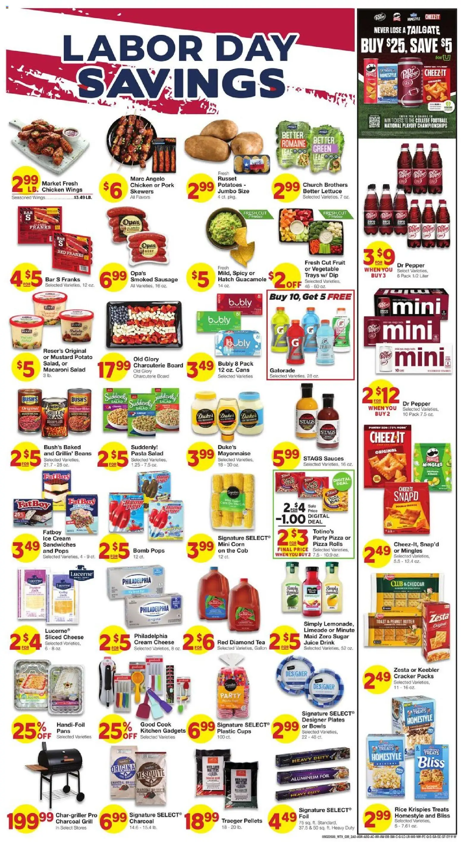United Supermarkets Weekly Ad - valid from 09/02/2026 | Page: 3 | Products: Romaine, Butter, Mustard, Salad