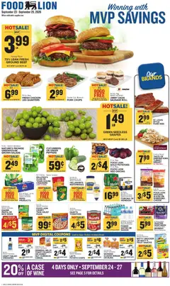 Preview of Food Lion weekly ads valid from 09/23/2026